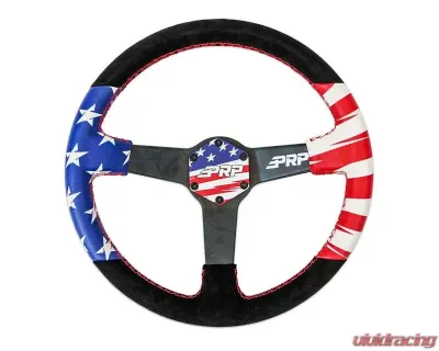 PRP Seats Steering Wheel Center Cap G100-NG1 New Glory Stars and Stripes - G100-NG1