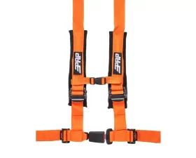 PRP Seats 4-Point Harness with 2 Inch Belts - Orange