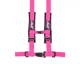 PRP Seats 4-Point Harness with 2 Inch Belts - Pink