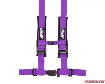 PRP Seats 4-Point Harness with 2 Inch Belts - Purple - Universal Fit for Off-Road Vehicles - SBAuto2PU