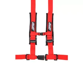 PRP Seats 4-Point Harness with 2 Inch Belts - Red