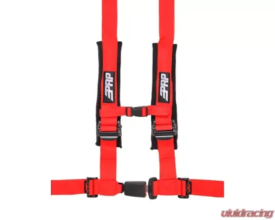 PRP Seats 4-Point Harness with 2 Inch Belts - Red for SBAuto2R - SBAuto2R