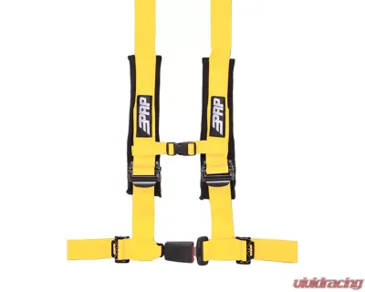 PRP Seats 4-Point Harness with 2 Inch Belts - Yellow for SBAuto2Y - SBAuto2Y