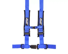 PRP Seats 4-Point Harness with 2 Inch Belts - Blue