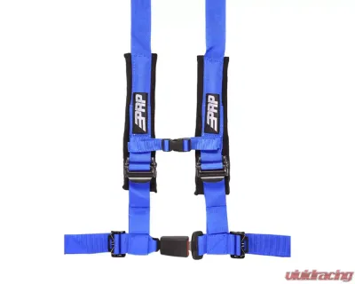 PRP Seats 4-Point Harness with 2 Inch Belts - Blue - SBauto2B