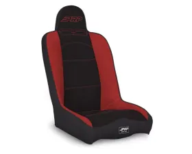 PRP Seats Daily Driver High Back Suspension Seat - Black with Red, A140110-72