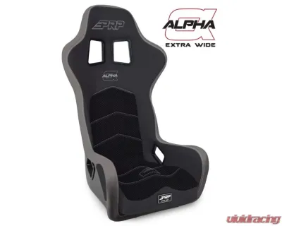 PRP Seats Alpha Composite Extra Wide Seat Black with Grey - A3902-203 - A3902-203