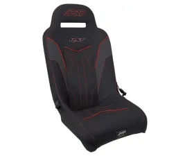 PRP Seats RST Suspension Seat Black with Red for Polaris RZR PRO XP | PRO R | Turbo R 2020-2023