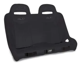 PRP Seats RST Rear Suspension Bench Seat Black for Polaris RZR XP4 1000 | XP4 Turbo | XP4 Turbo S