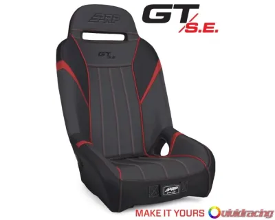 PRP Seats GT/S.E. Suspension Seat for 2020-2023 Kawasaki KRX, Black Fabric, A5701-KAKRX - A5701-KAKRX