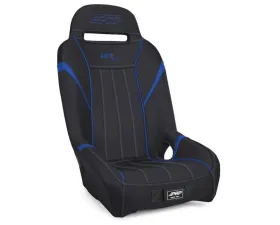 PRP Seats GT/S.E. Suspension Seat Black with Blue for Polaris RZR PRO XP | PRO R | Turbo R