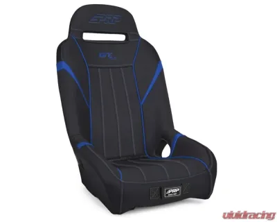 PRP Seats GT/S.E. Suspension Seat Black with Blue for Polaris RZR PRO XP | PRO R | Turbo R - A5701-PORXP-V