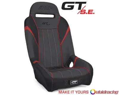 PRP Seats GT/S.E. Suspension Seat for 2016-2023 Yamaha YXZ, Black Fabric, A5701-YAYXZ - A5701-YAYXZ
