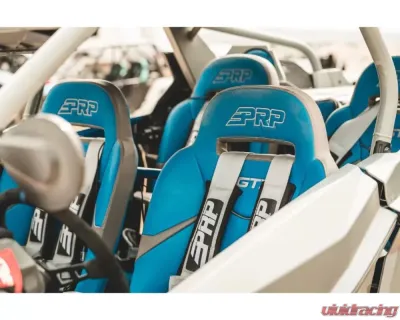 PRP Seats GT3 Suspension Seat for 2020-2023 Kawasaki KRX, Black, Durable Fabric - A7301-KAKRX