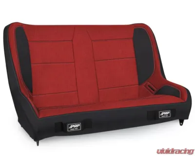 PRP Seats Elite Series Rear Bench Seat Red for Jeep CJ-7 | Wrangler YJ 1976-1996 - A9236-36-72