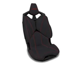 PRP Seats Front Seat Covers Pair Black with Red Stitch for Polaris RZR PRO XP PRO R Turbo R 2020-2024