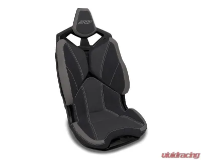 PRP Seats Front Seat Covers Pair Black Gray for 2020-2024 Polaris RZR PRO XP PRO R Turbo R 2 & 4 Door - B003-03