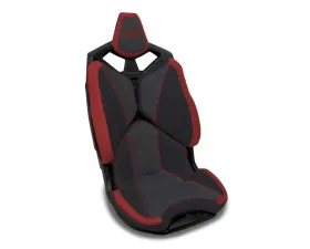 PRP Seats Front Seat Covers Pair Black Red for Polaris RZR PRO XP PRO R Turbo R 2020-2024