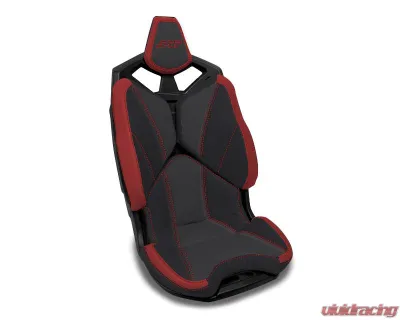 PRP Seats Front Seat Covers Pair Black Red for Polaris RZR PRO XP PRO R Turbo R 2020-2024 - B003-04