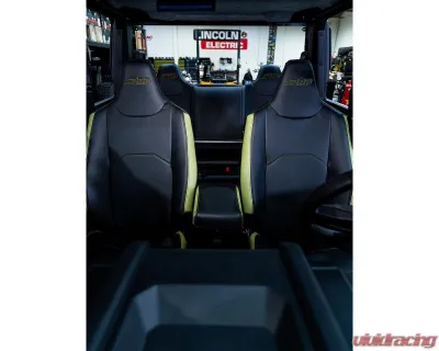PRP Seats Front Seat Covers Black | Olive for Polaris XPEDITION 2 & 5 Seat Models 2024+ - B004-04