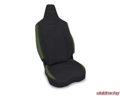 PRP Seats Front Seat Covers Black | Olive for Polaris XPEDITION 2 & 5 Seat Models 2024+ - B004-04