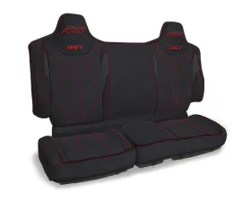 PRP Seats RST Rear Bench Seat Covers Black & Red for Polaris XPEDITION 2024+