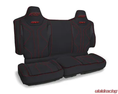 PRP Seats RST Rear Bench Seat Covers Black & Red for Polaris XPEDITION 2024+ - B007-204