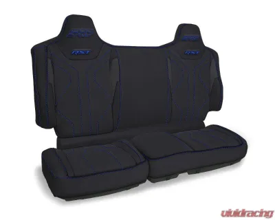 PRP Seats RST Rear Bench Seat Covers Black & Blue for Polaris XPEDITION 2024+ - B007-206