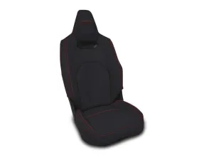 PRP Seats Front Seat Covers Pair Black with Red Stitch for Polaris RZR PRO XP | PRO R | PRO S 2025+