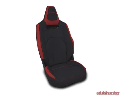 PRP Seats Front Seat Covers Pair Black and Red for Polaris RZR PRO XP, PRO R, PRO S 2025+ - B011-04