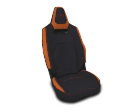 PRP Seats Front Seat Covers Pair Black Orange for Polaris RZR PRO XP PRO R PRO S 2025+