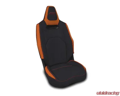 PRP Seats Front Seat Covers Pair Black Orange for Polaris RZR PRO XP PRO R PRO S 2025+ - B011-06