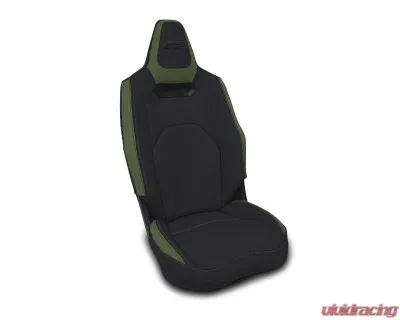 PRP Seats Front Seat Covers Pair Black | Olive for Polaris RZR PRO XP | PRO R | PRO S 2025+ - B011-07