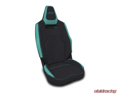 PRP Seats Front Seat Covers Pair Black Teal for Polaris RZR PRO XP PRO R PRO S 2025+ - B011-08