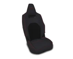 PRP Seats Front Seat Covers Pair Black with Red Stitch for Polaris RZR PRO XP | PRO R | PRO S 2025+