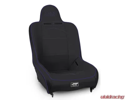 PRP Seats Premier High Back Suspension Seat Black and Purple Vinyl - A100110-201-M