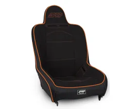 PRP Seats Premier High Back Suspension Seat Black and Orange Tweed