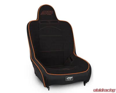 PRP Seats Premier High Back Suspension Seat Black and Orange Tweed - A100110-50-207