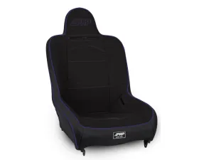 PRP Seats Premier High Back Suspension Seat Black and Purple Tweed