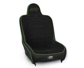 PRP Seats Premier High Back Suspension Seat Black and Green Tweed