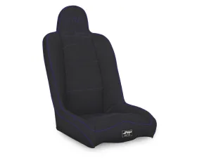 PRP Seats Daily Driver High Back Suspension Seat Black and Purple Vinyl