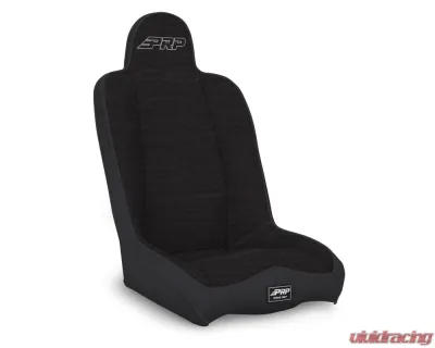 PRP Seats Daily Driver High Back Suspension Seat Black and Orange Tweed - A140110-50-207