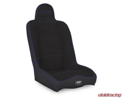 PRP Seats Daily Driver High Back Suspension Seat Black and Purple Tweed - A140110-50-M