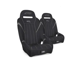 PRP Seats GT/S.E. Suspension Seats Kit Pair Black & Gray Can-Am Maverick X3