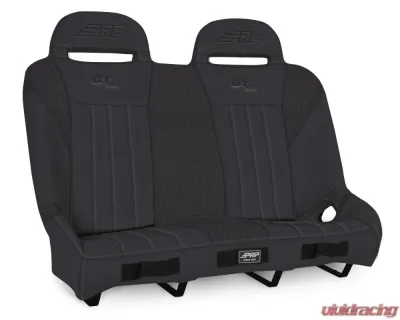 PRP Seats GT/S.E. Quick Release Rear Suspension Bench Seat Black Polaris RZR PRO XP4 PRO R4 Turbo R4 - A60-PORXP-QR-201