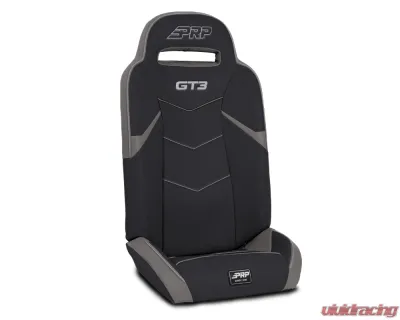 PRP Seats GT3 Fold Flat Rear Suspension Seats Pair Gray Polaris RZR PRO XP4 PRO R4 Turbo R4 - A7208-PORXP-203