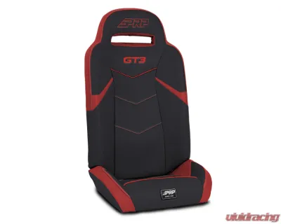 PRP Seats GT3 Fold Flat Rear Suspension Seats Pair Red Polaris RZR PRO XP4 PRO R4 Turbo R4 - A7208-PORXP-204