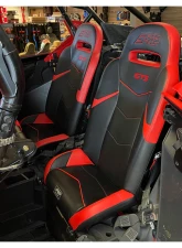 PRP Seats GT3 Fold Flat Rear Suspension Seats Pair Red Polaris RZR PRO XP4 PRO R4 Turbo R4                                     - A7208-PORXP-204 - Image 3