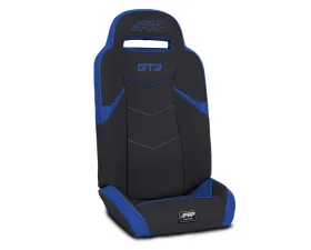PRP Seats GT3 Fold Flat Rear Suspension Seats Pair Blue Polaris RZR PRO XP4 PRO R4 Turbo R4