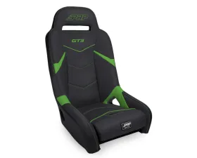 PRP Seats GT3 Suspension Seat Black and Green